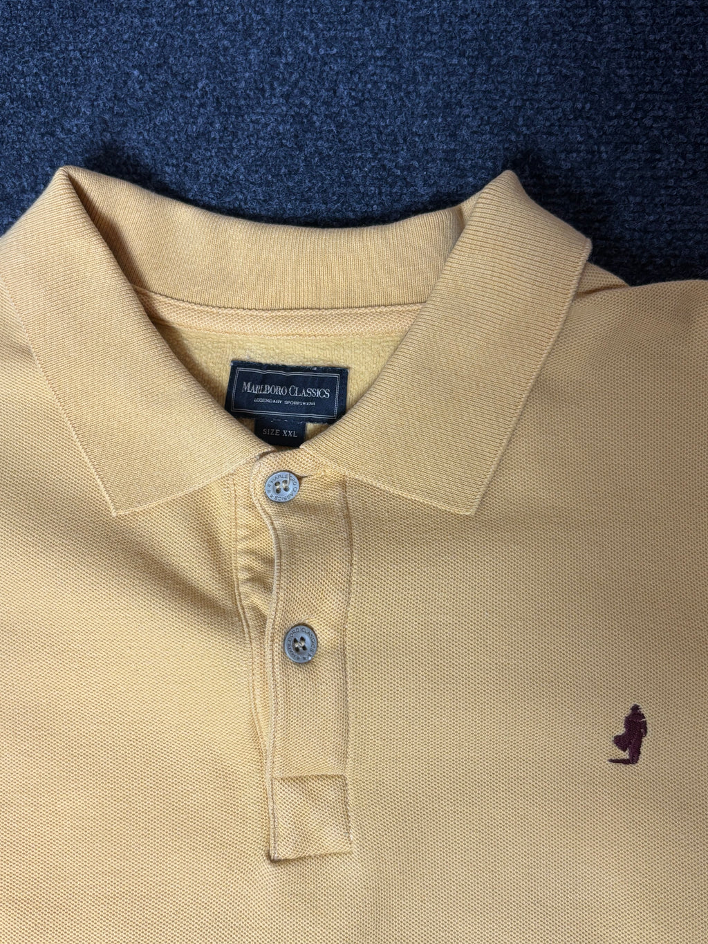 Marlboro Classics Vintage Long Sleeve Polo Shirt