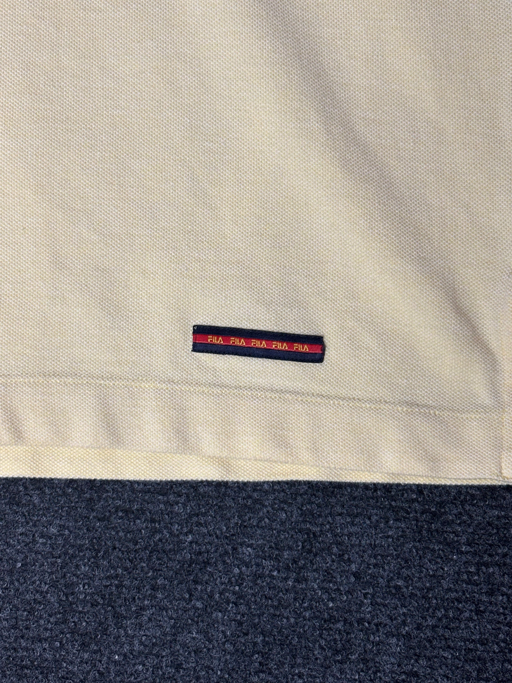 Fila Vintage Long Sleeve Polo Shirt