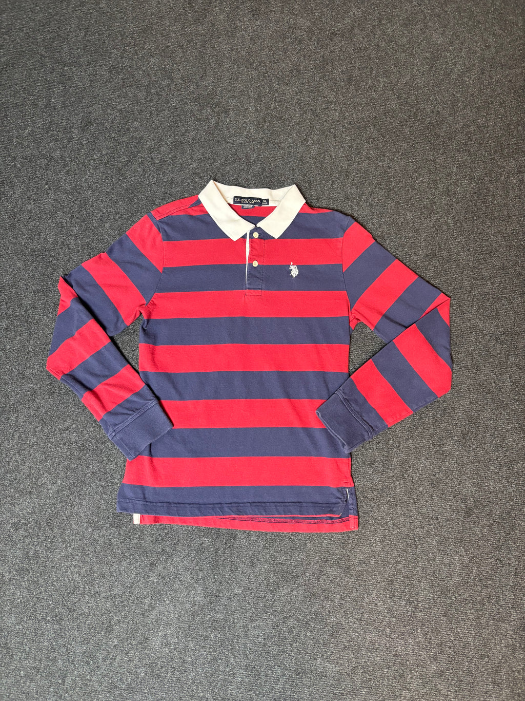 U.S. Polo Assn. Long Sleeve Rugby Shirt