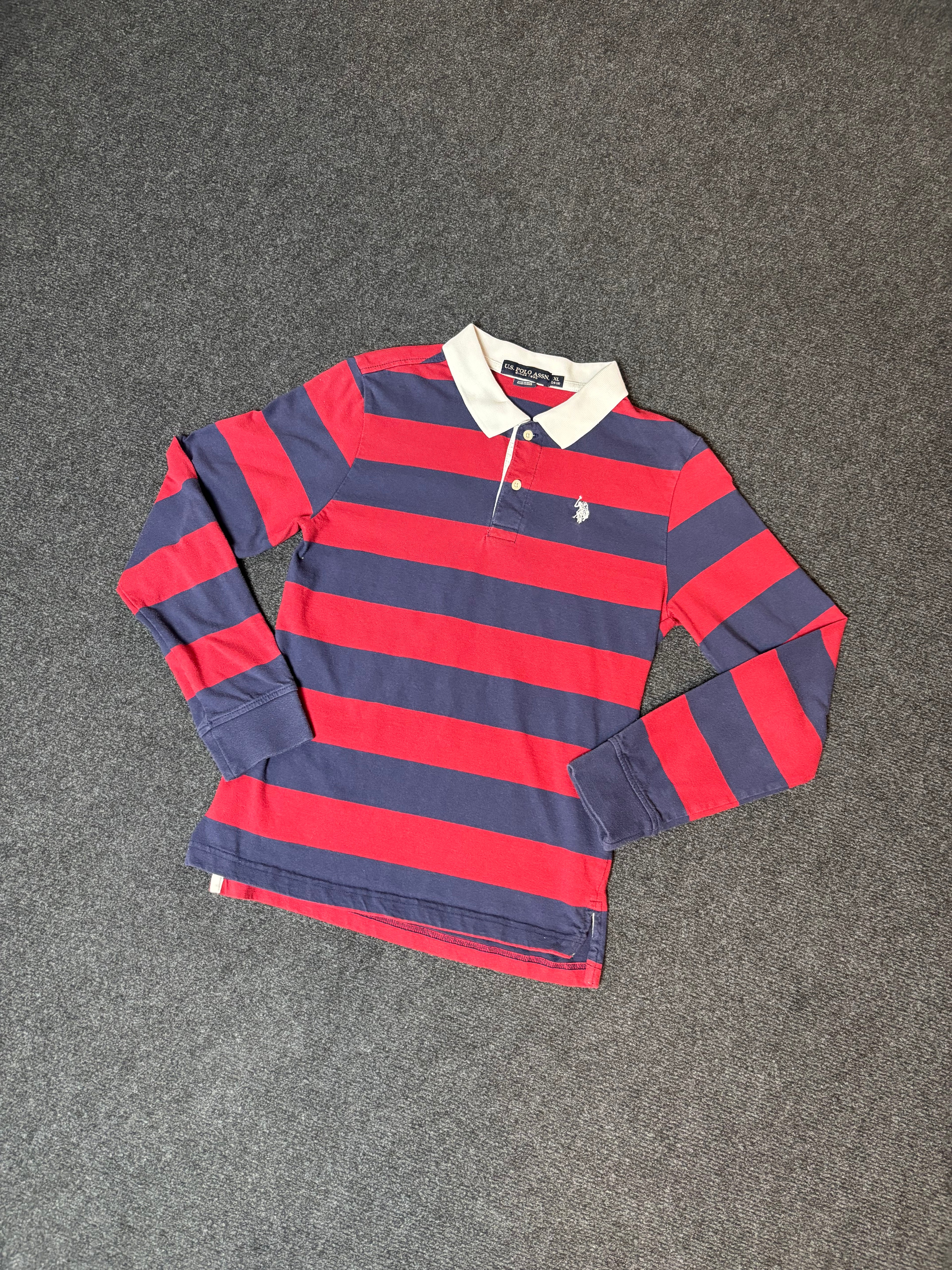 U.S. Polo Assn. Long Sleeve Rugby Shirt
