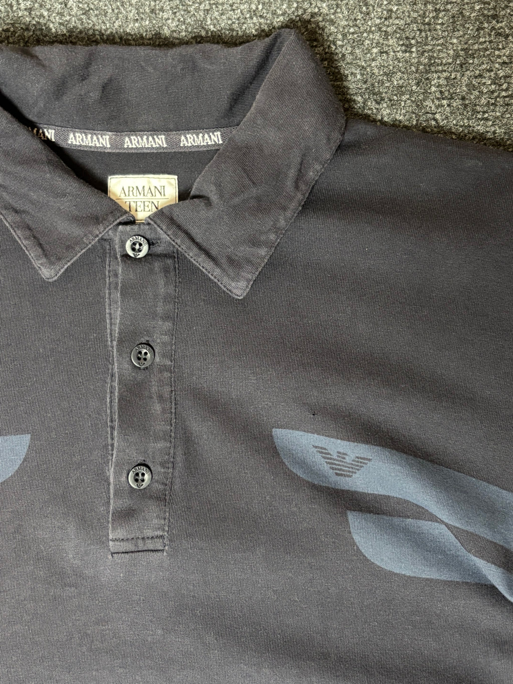 Armani Teen Longsleeve Polo