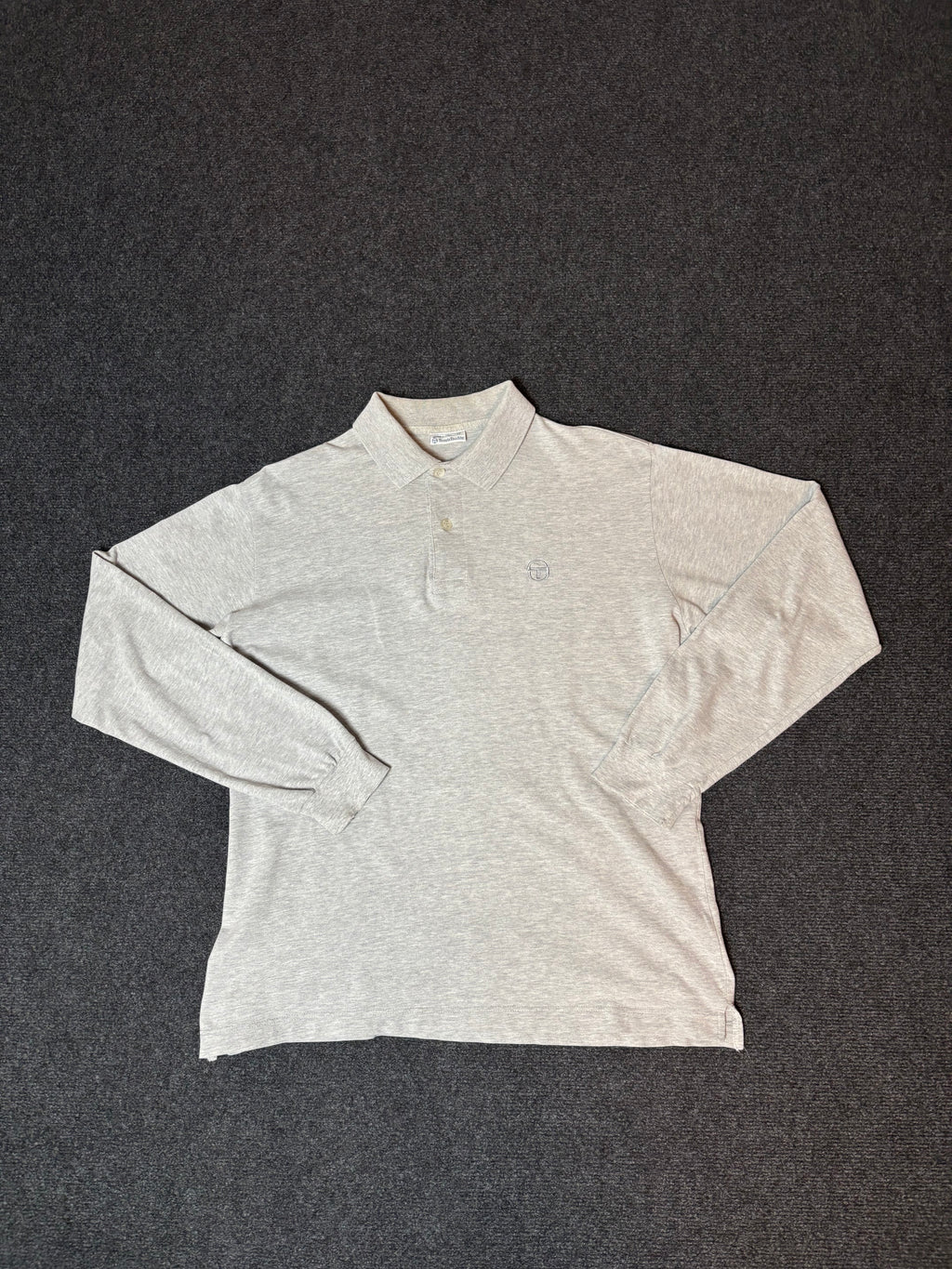 Sergio Tacchini Vintage Long Sleeve Polo Shirt