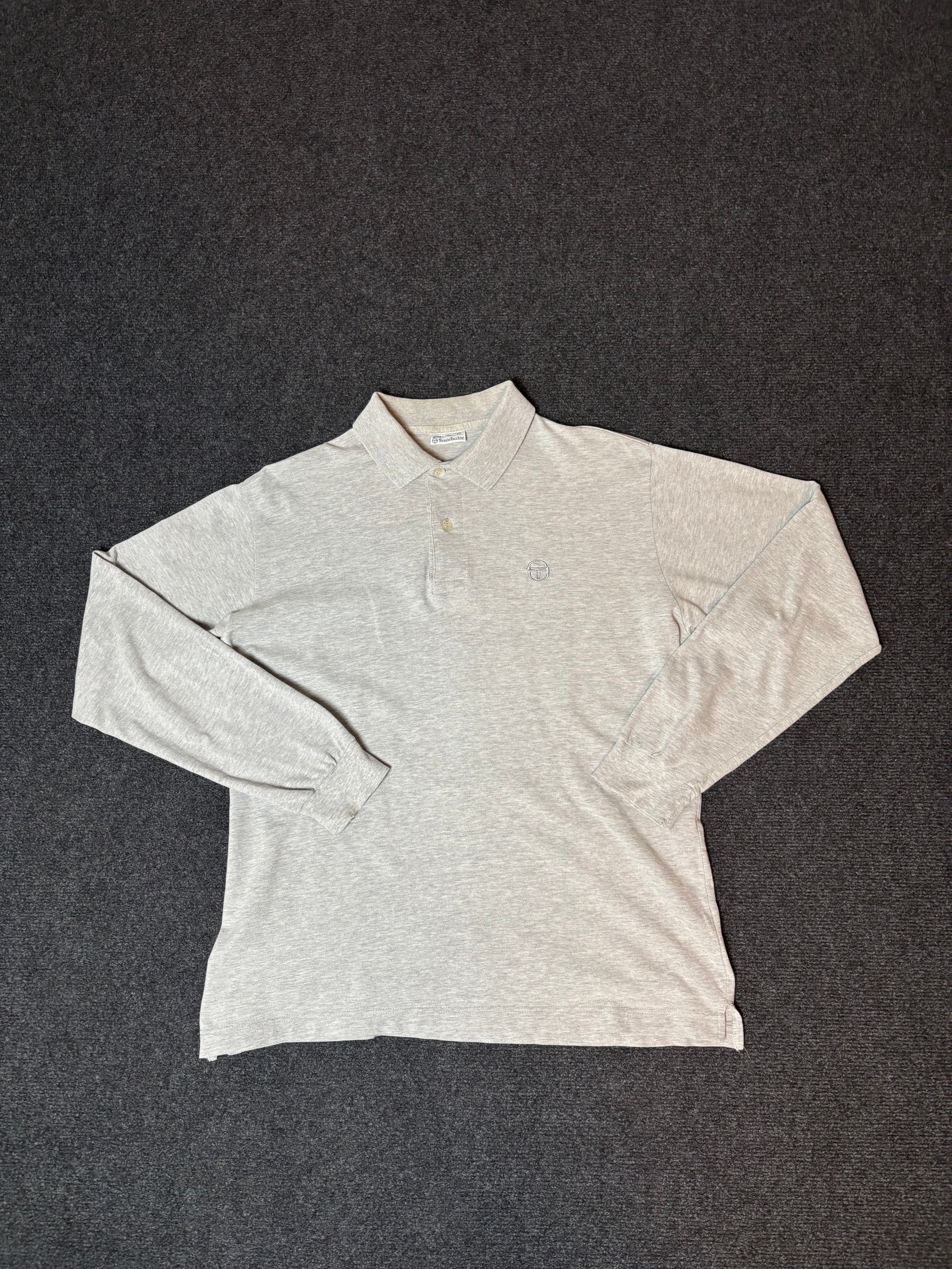 Sergio Tacchini Vintage Long Sleeve Polo Shirt