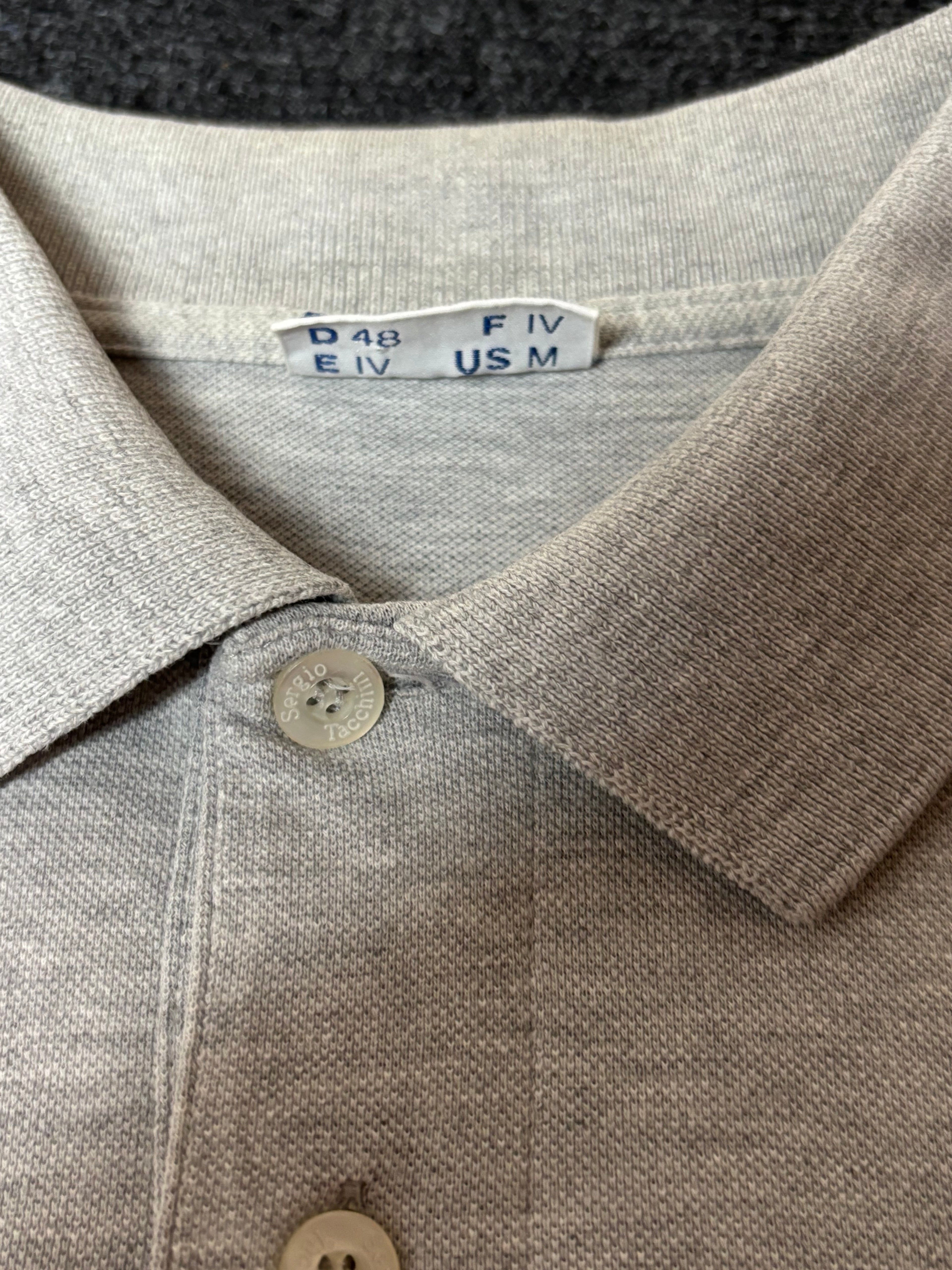 Sergio Tacchini Vintage Long Sleeve Polo Shirt