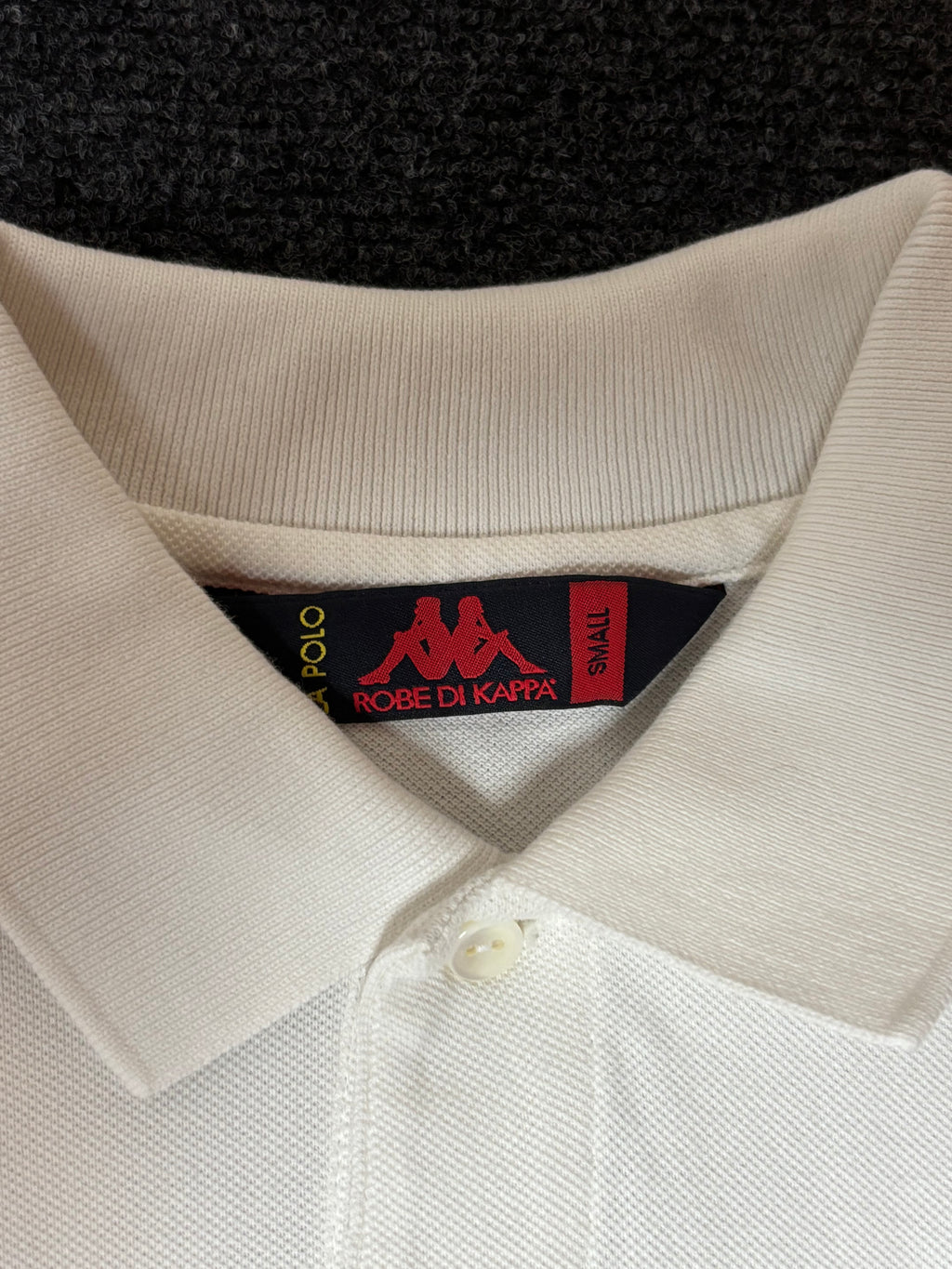 Kappa Vintage Long Sleeve Polo Shirt