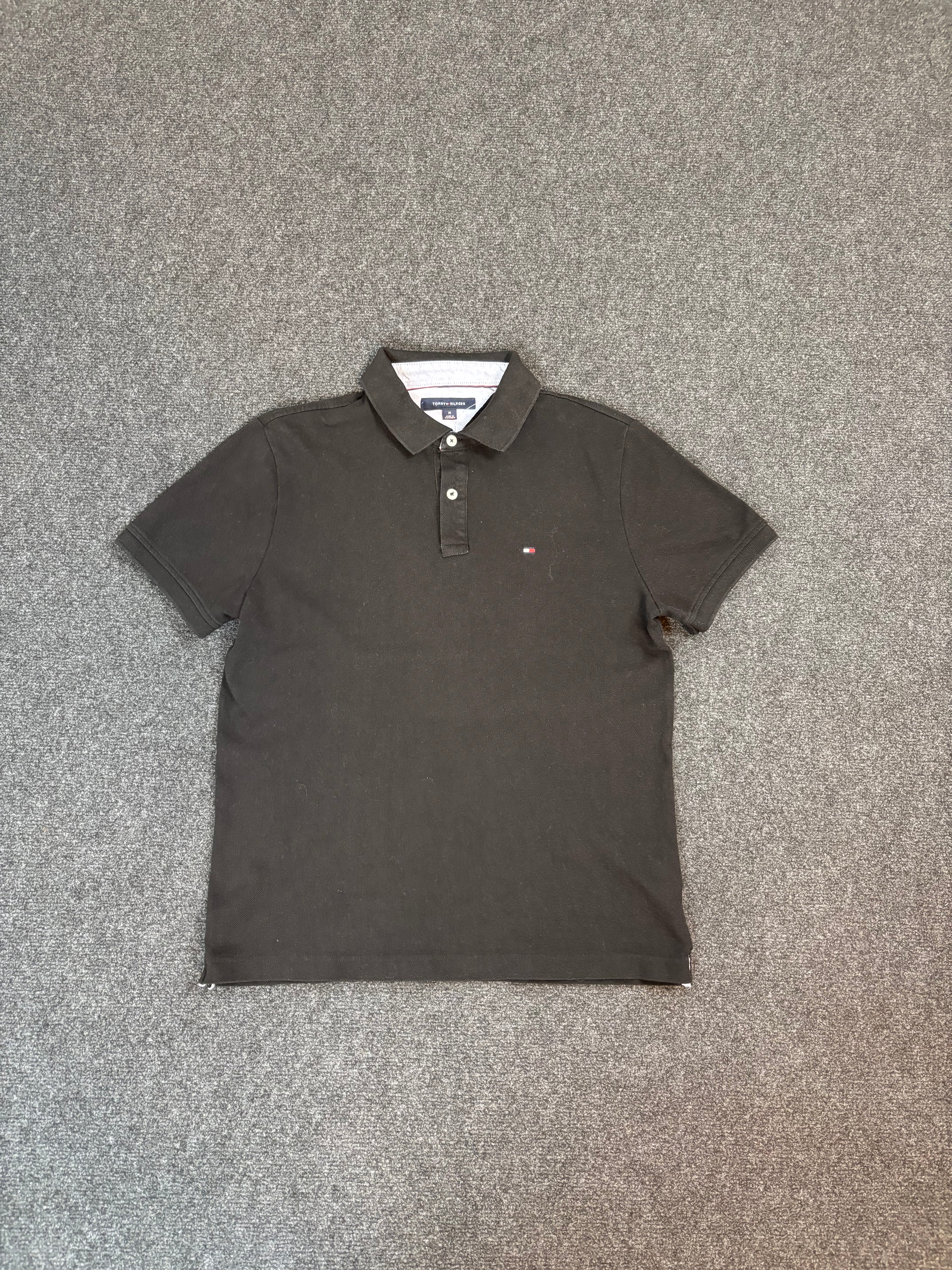 Tommy Hilfiger Polo Shirt – Schwarz (Größe M)