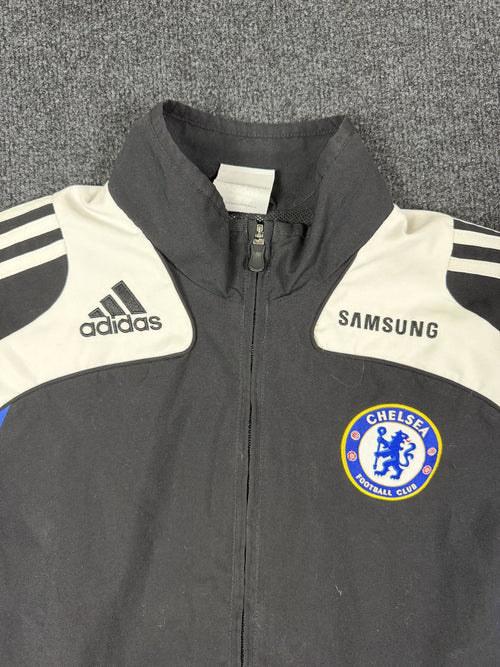 adidas Chelsea FC Track Jacket – Black / Blue