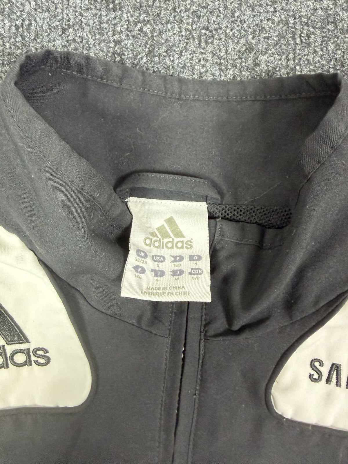 adidas Chelsea FC Track Jacket – Black / Blue
