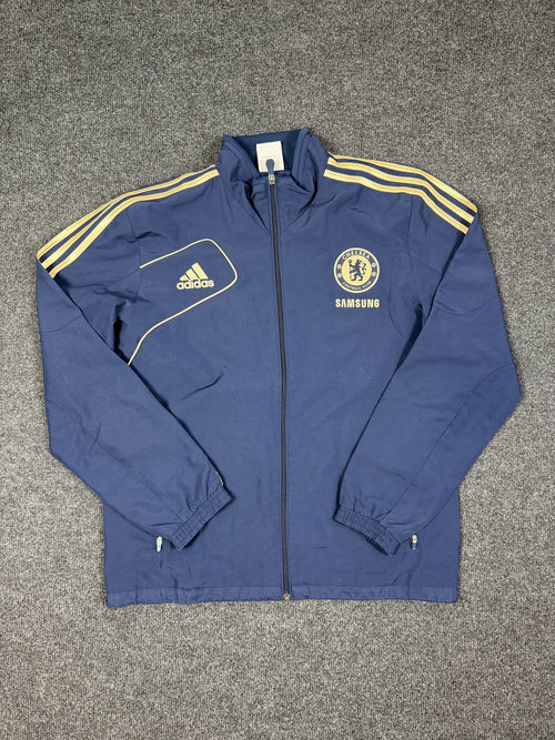 adidas Chelsea FC Track Jacket – Navy / Gold