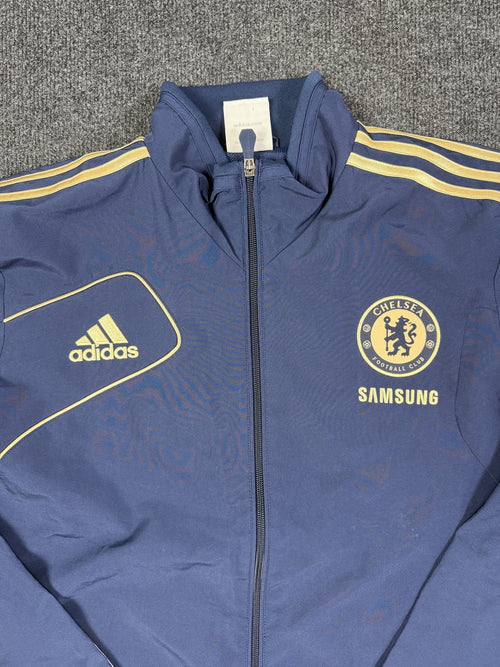 adidas Chelsea FC Track Jacket – Navy / Gold