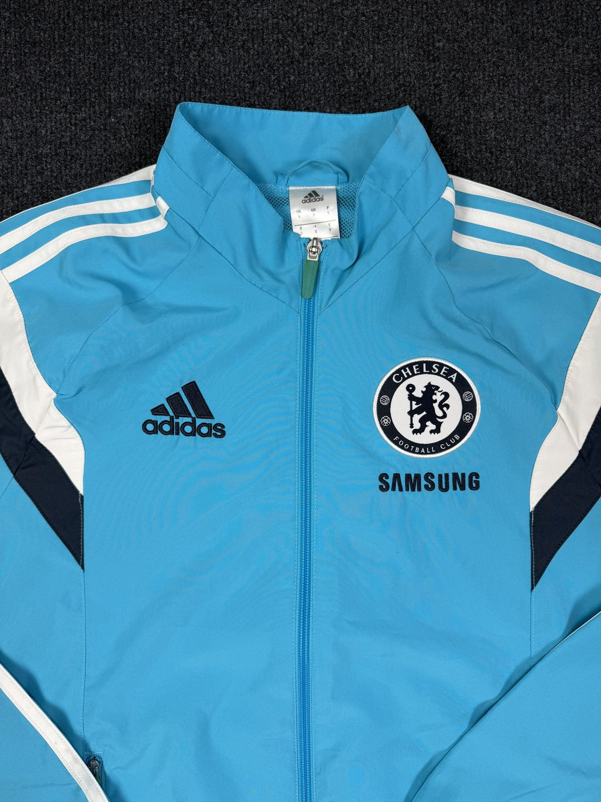 adidas Chelsea FC Tracksuit – Light Blue / Grey