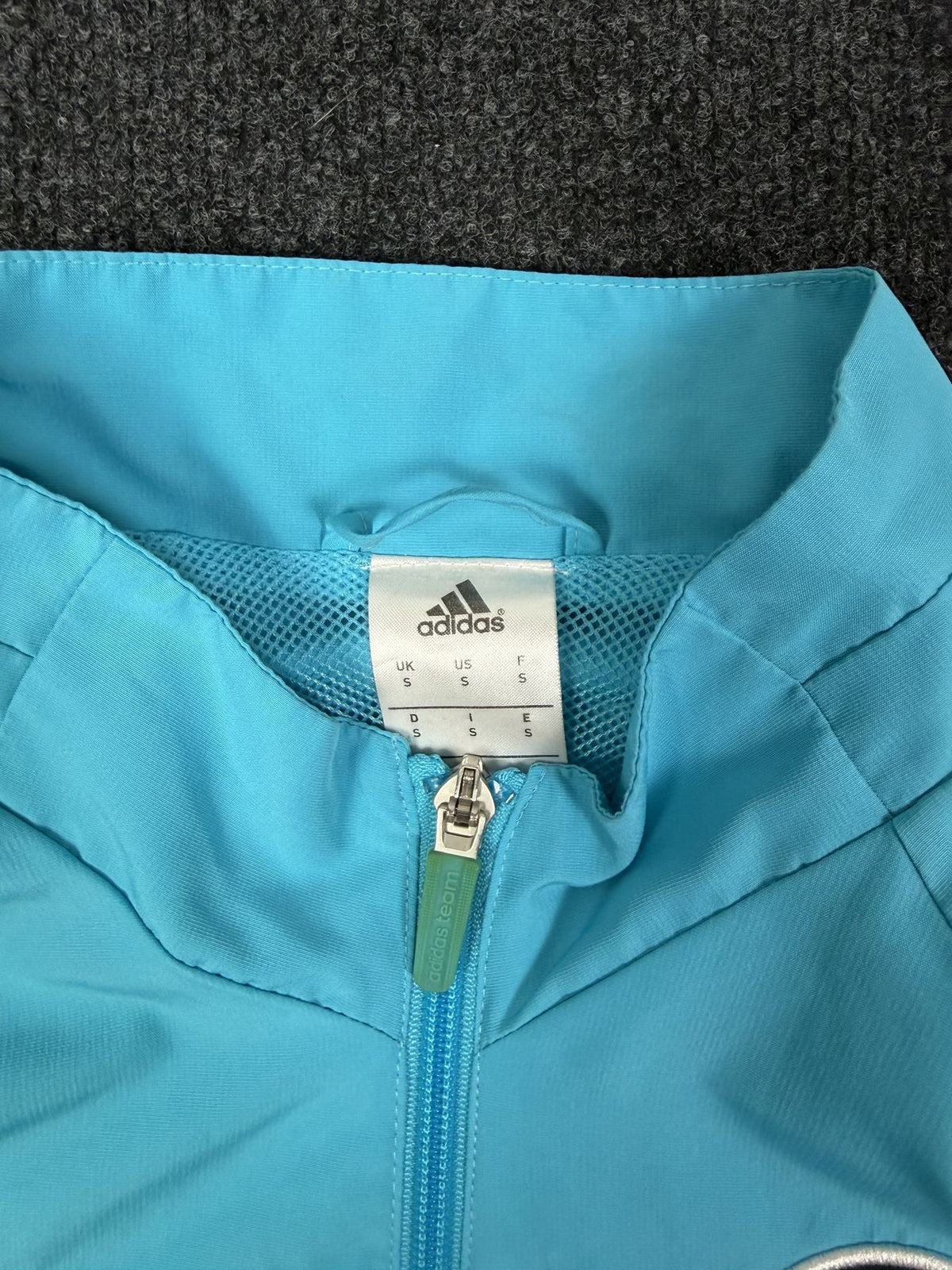 adidas Chelsea FC Tracksuit – Light Blue / Grey