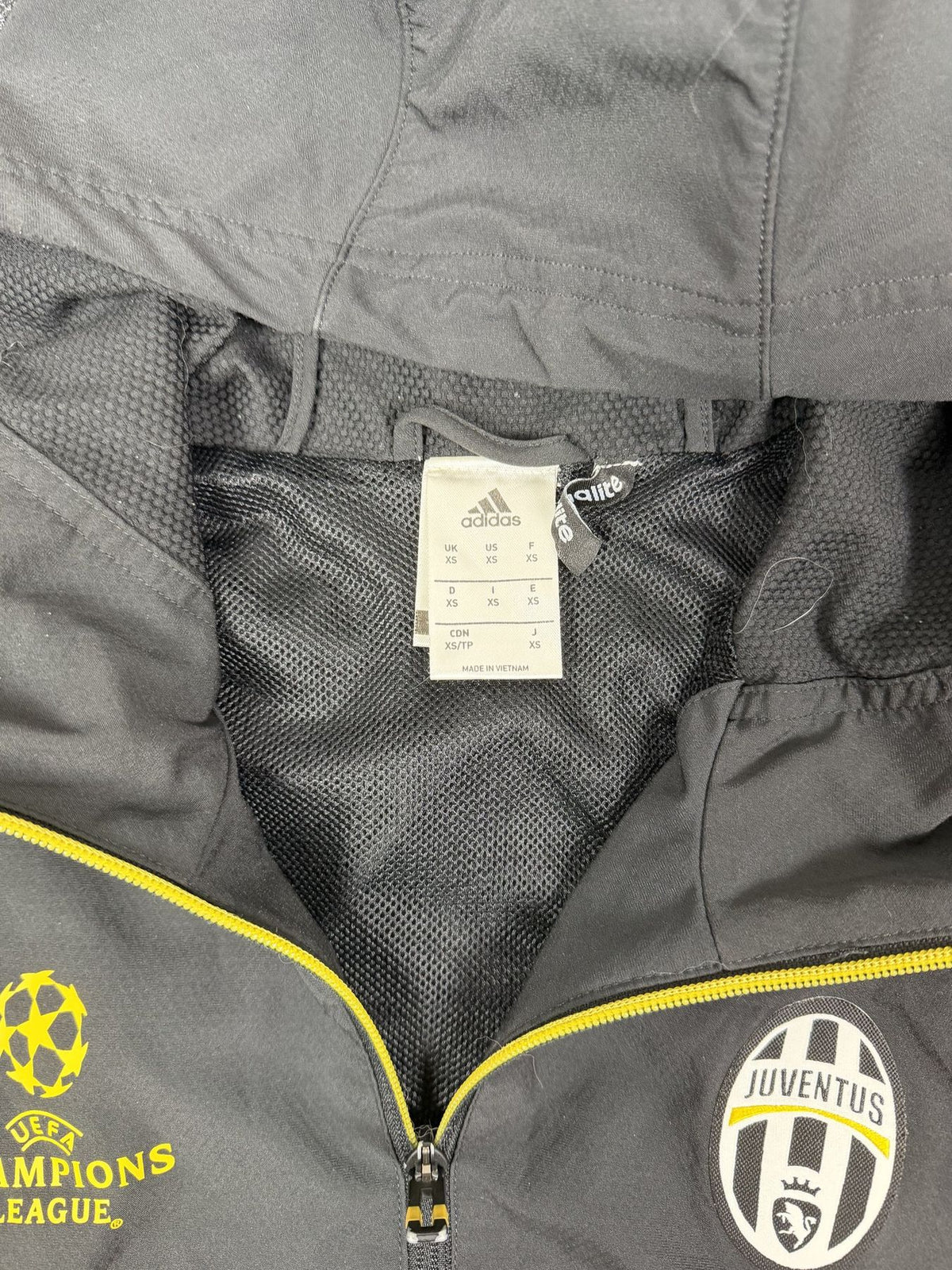 adidas Juventus Champions League Hooded Tracksuit – Grey