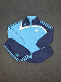 adidas Olympique Marseille Tracksuit – Light Blue / Navy