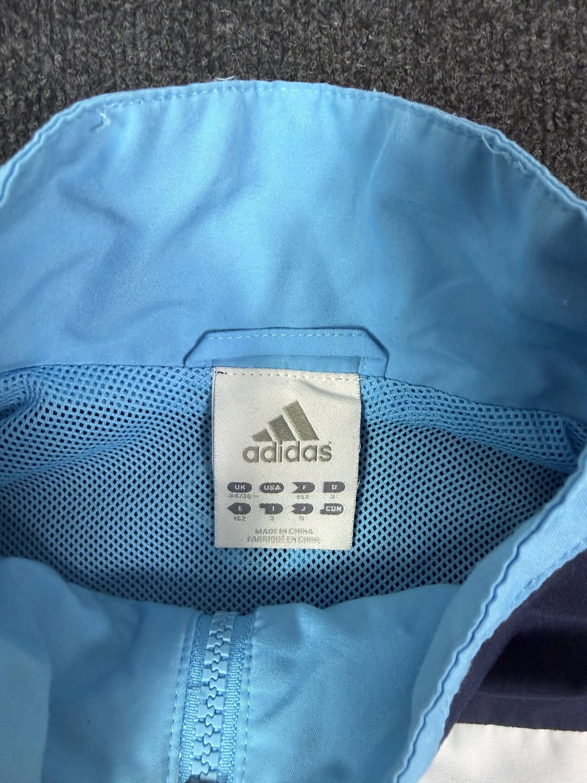 adidas Olympique Marseille Tracksuit – Light Blue / Navy