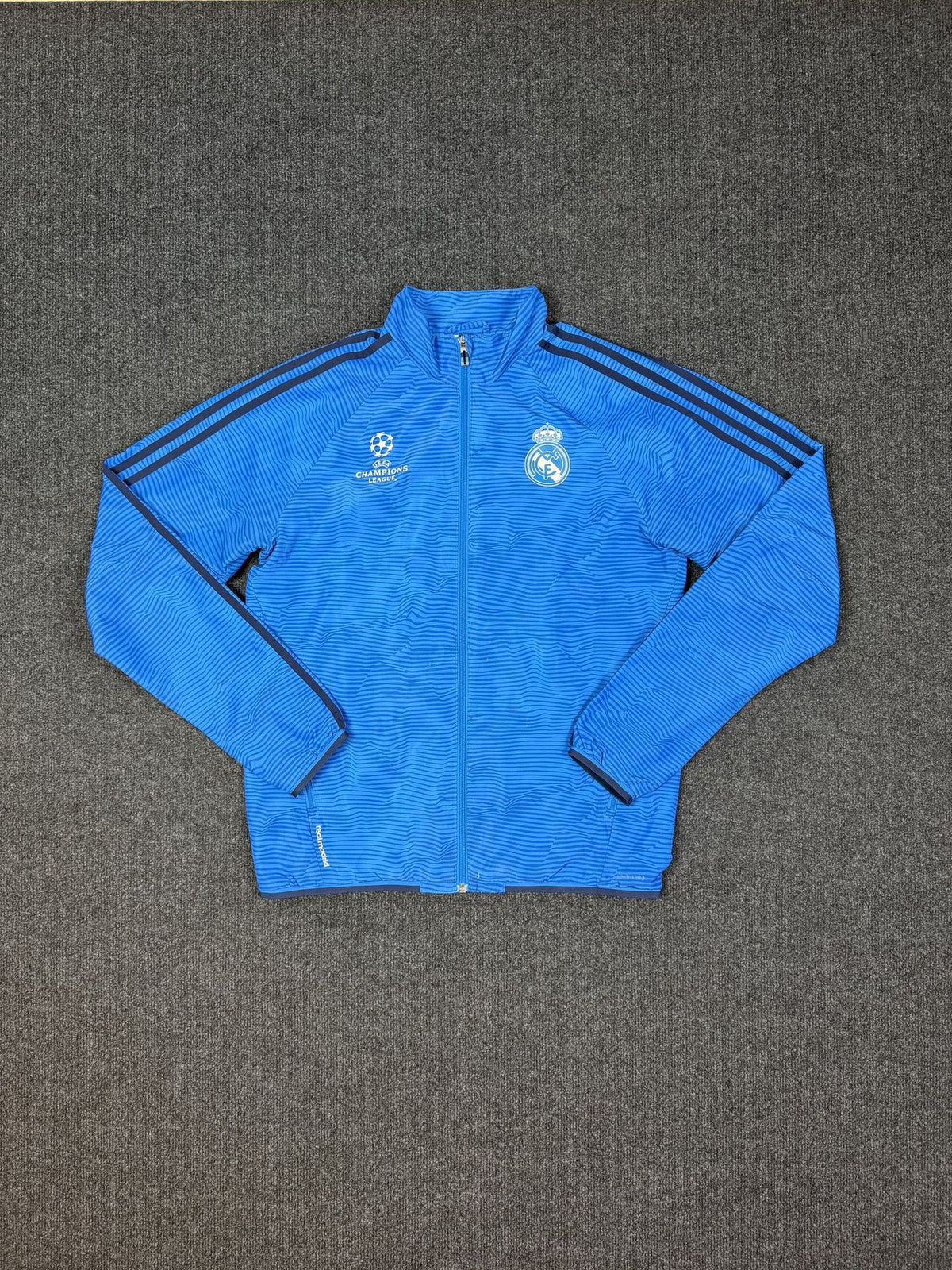 adidas Real Madrid Champions League Track Jacket – Blue