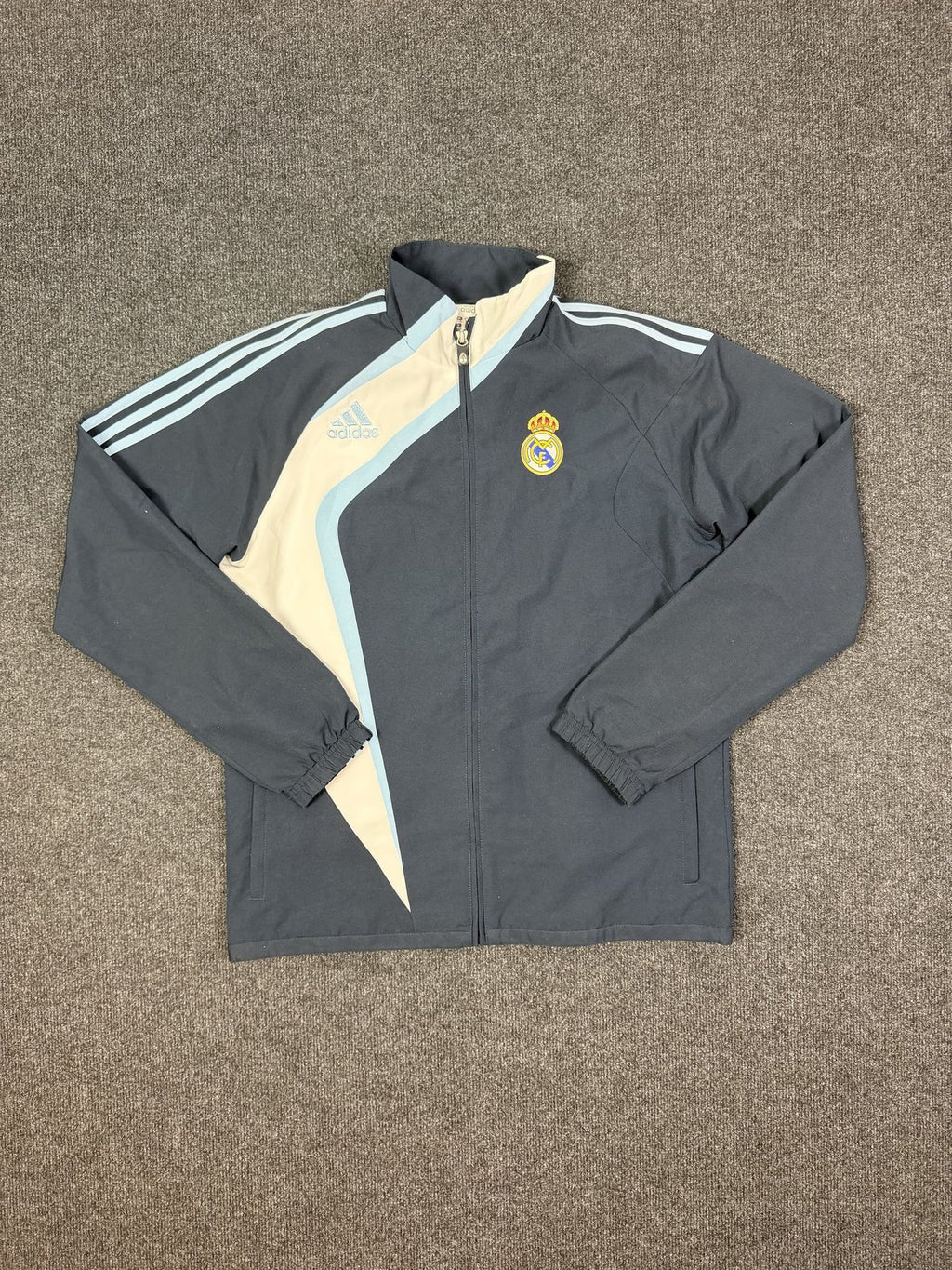 adidas Real Madrid Tracksuit – Grey