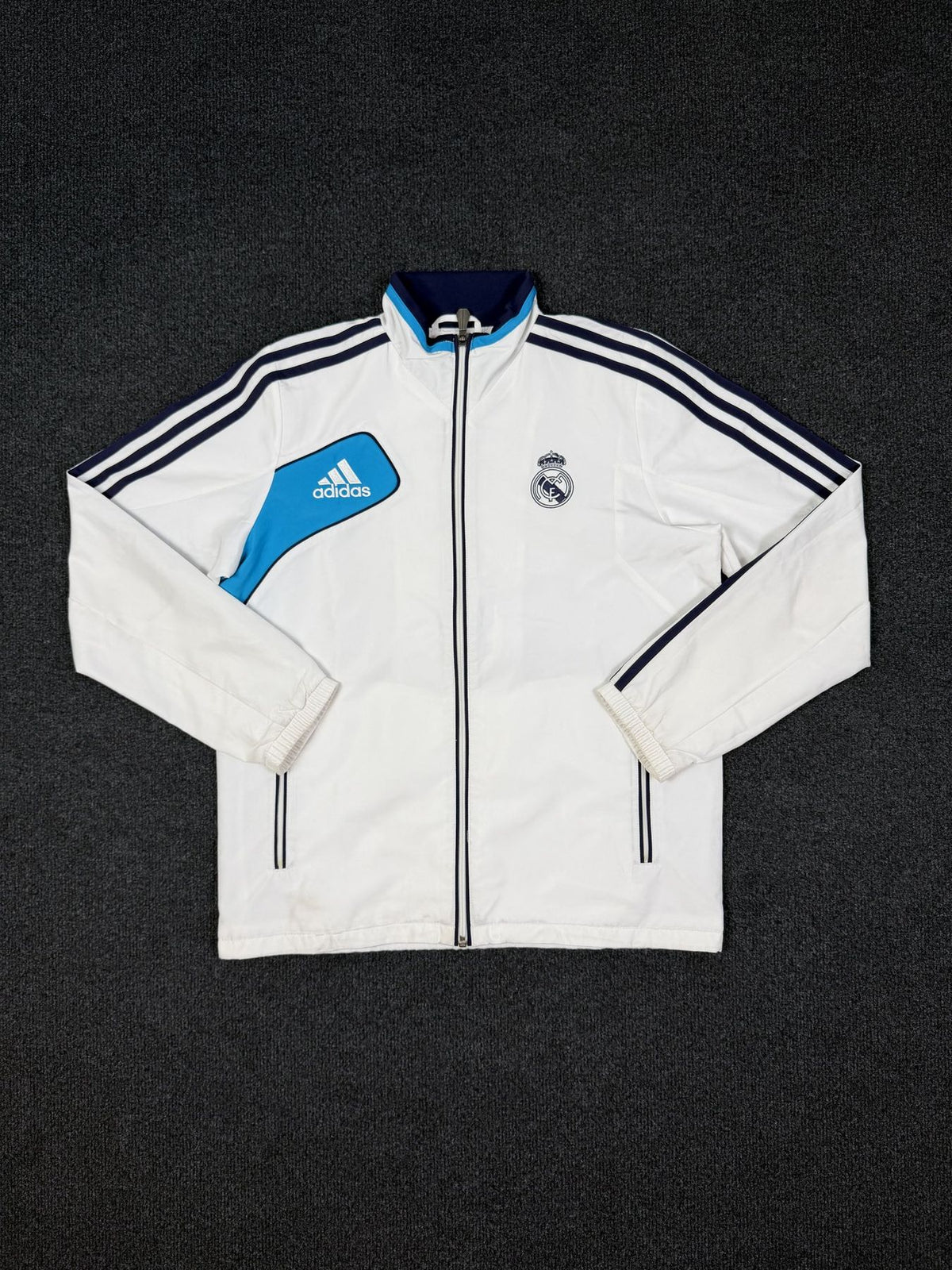 adidas Real Madrid Track Jacket – White