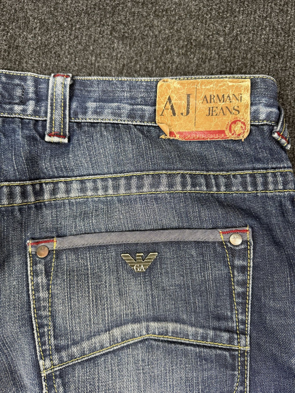 Armani Jeans Straight Fit Jeans – Light Wash