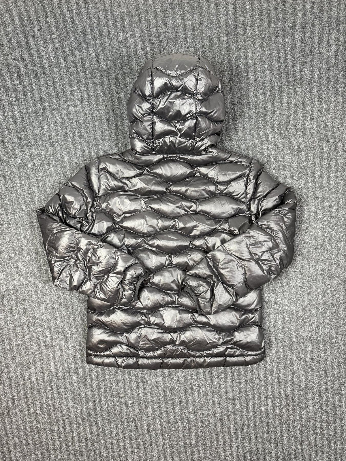 Blauer USA Hooded Down Jacket – Metallic Grey