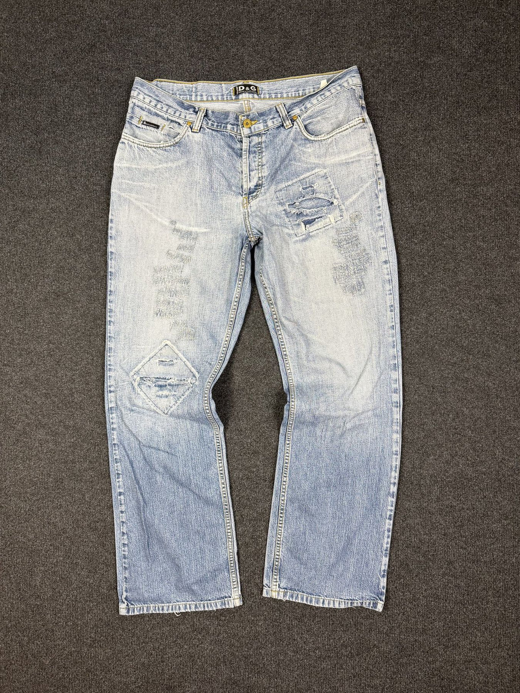 D&G Dolce & Gabbana Jeans – Light Wash Distressed