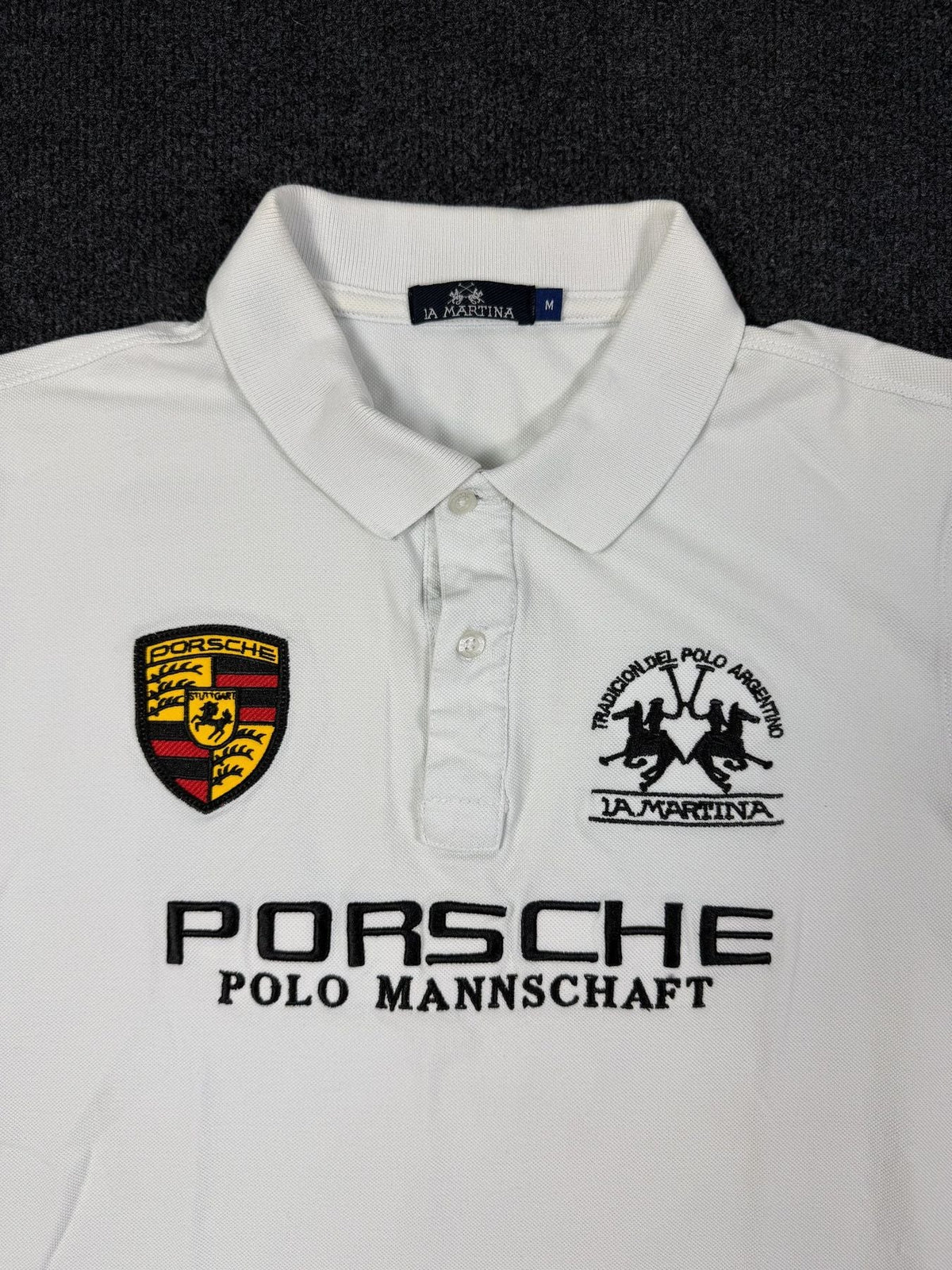 La Martina Porsche Polo Shirt – White
