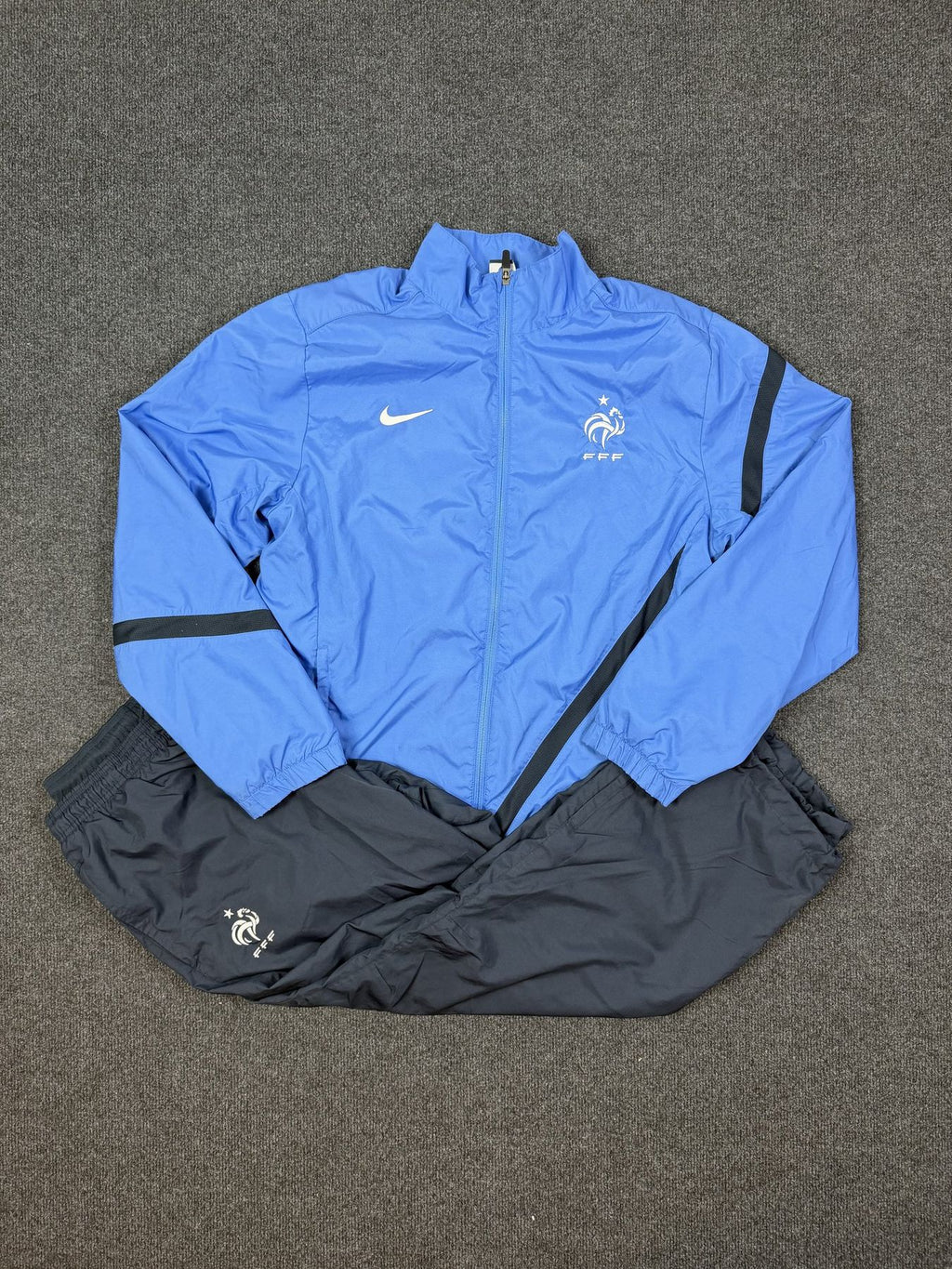 Nike France FFF Tracksuit – Blue / Grey