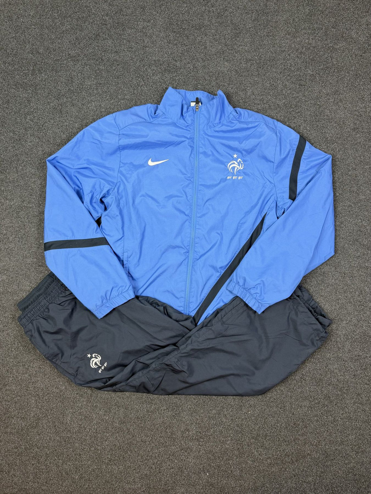 Nike France FFF Tracksuit – Blue / Grey
