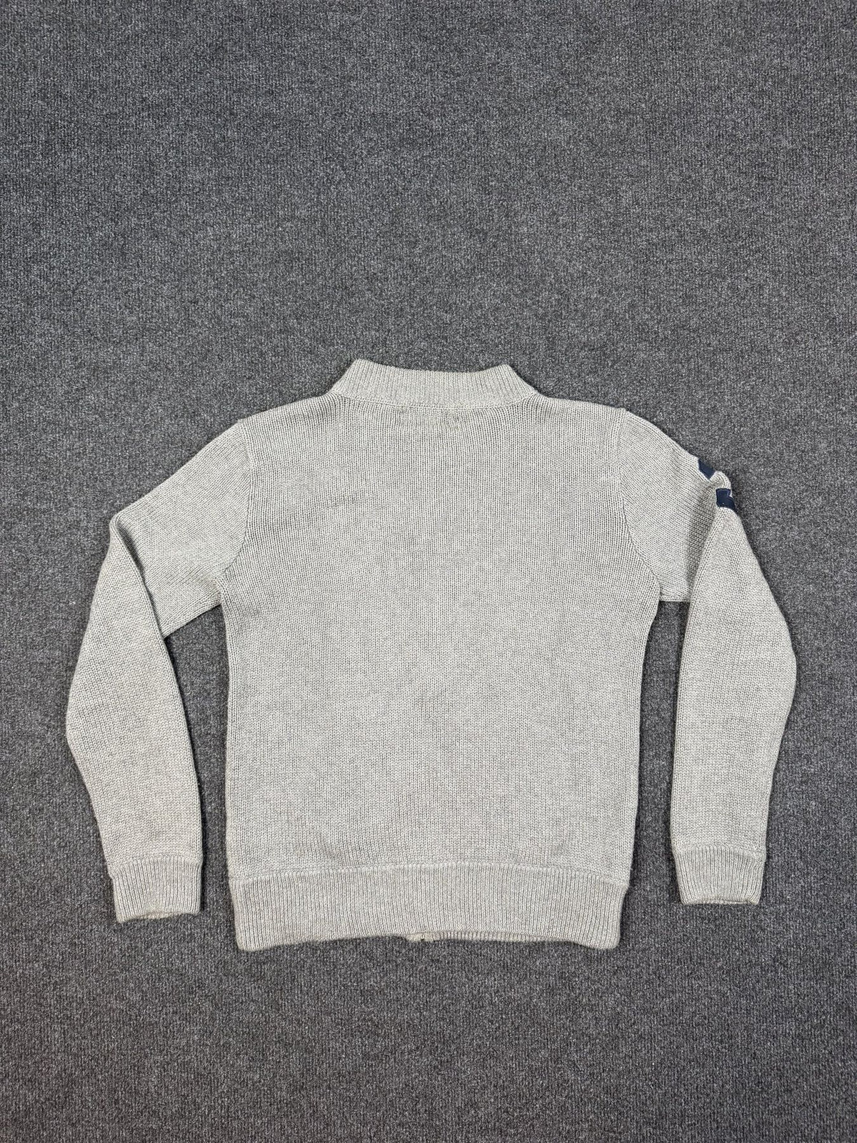 Polo Ralph Lauren Big Pony Zip Cardigan – Grey