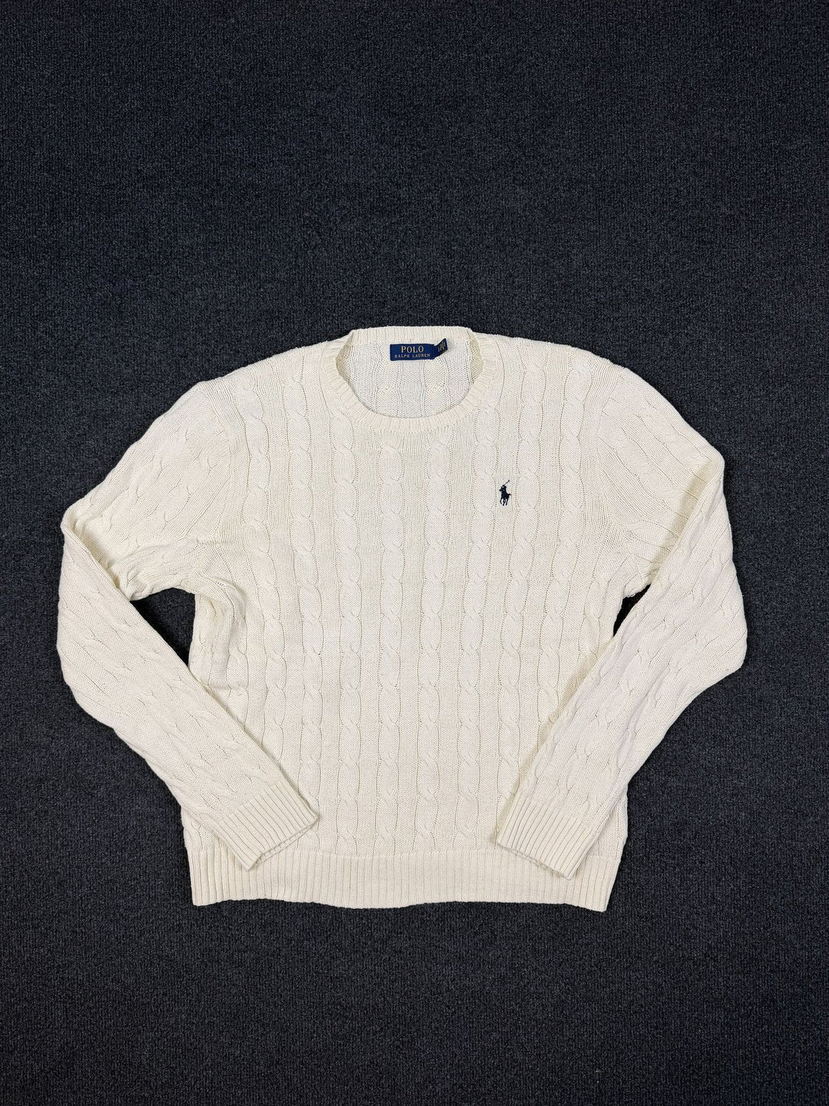 Polo Ralph Lauren Cable Knit Jumper – Cream