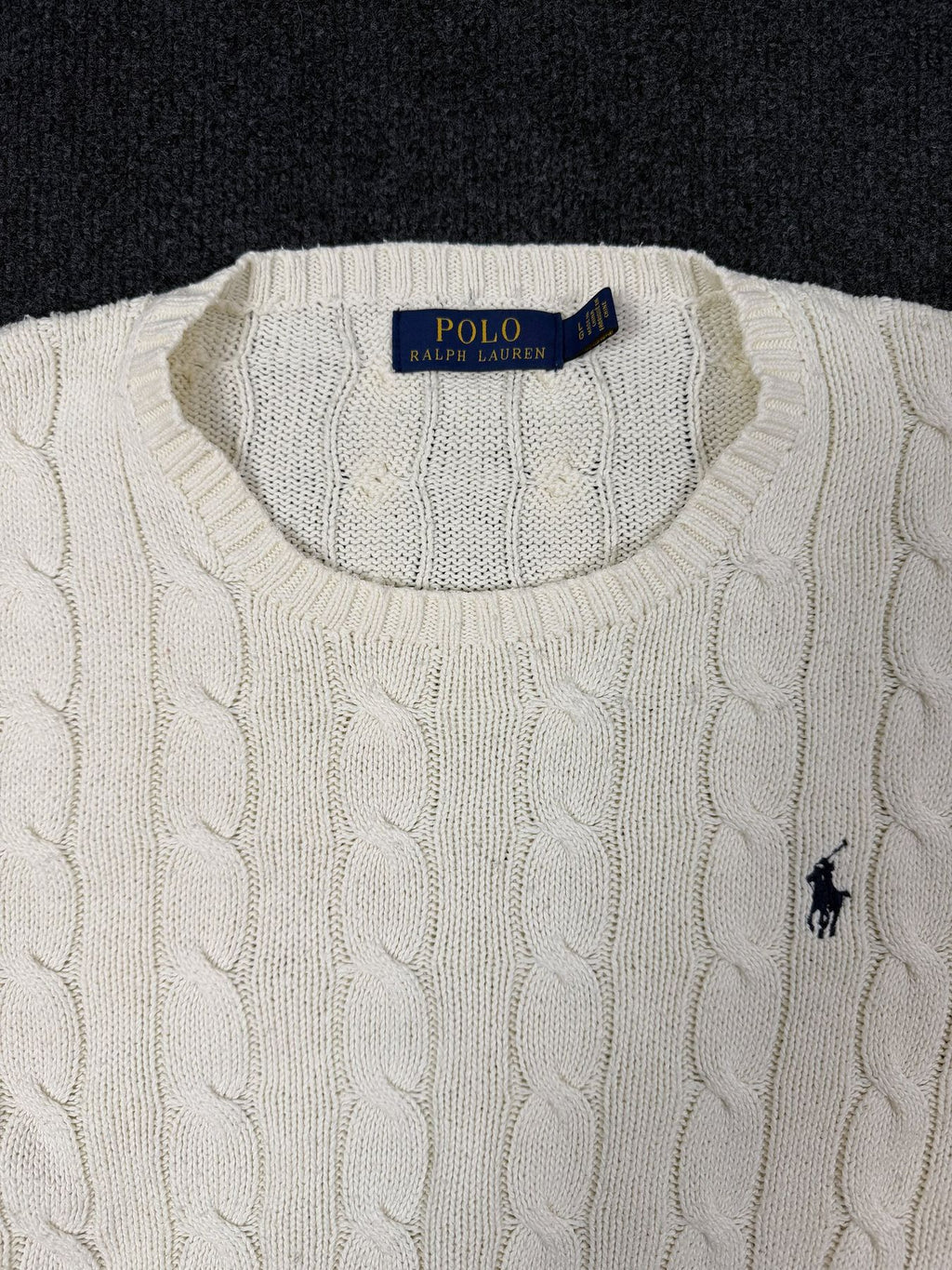 Polo Ralph Lauren Cable Knit Jumper – Cream