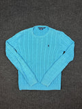 Ralph Lauren Cable Knit Jumper – Light Blue