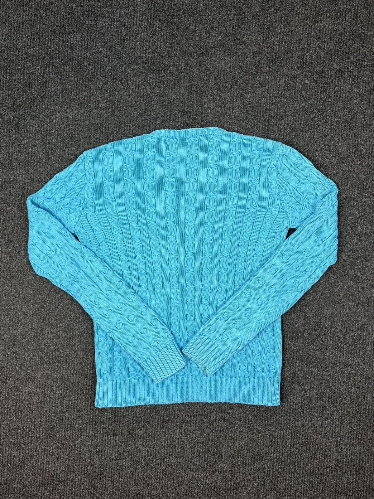 Ralph Lauren Cable Knit Jumper – Light Blue
