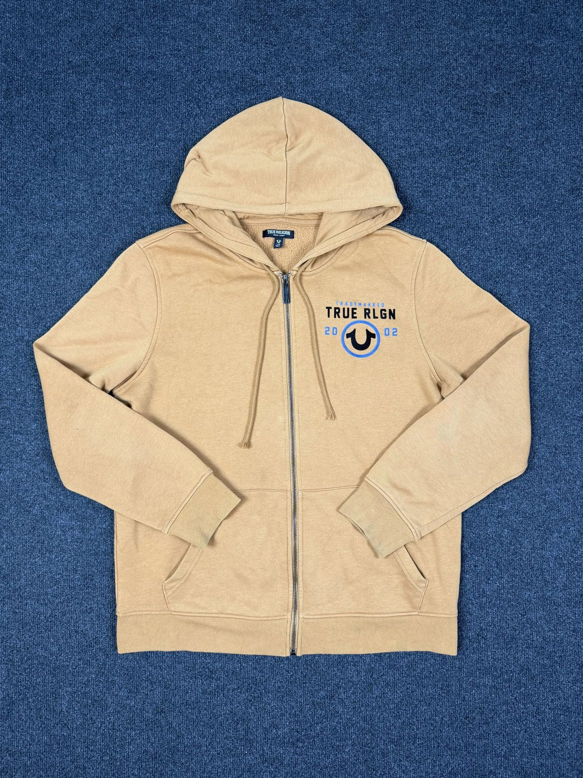 True Religion Zip Hoodie – Beige