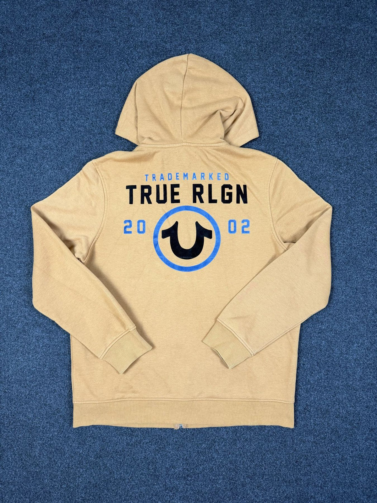 True Religion Zip Hoodie – Beige